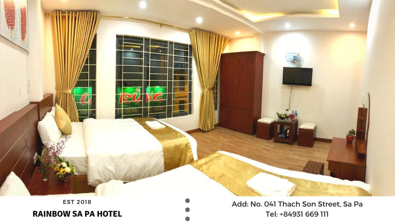 Rainbow Sa Pa Hotel Bagian luar foto